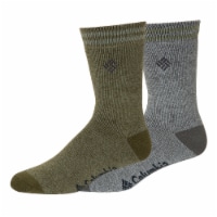 Columbia Men's Medium Weight Fleece Interior Thermal Crew Socks Perspective: Main