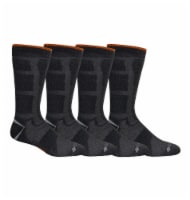 Columbia Large Crew Socks - Charcoal Perspective: Main