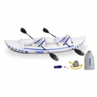 SEA EAGLE 330 Professional 2 Person Inflatable Sport Kayak Canoe Boat w/ Paddles