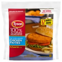 Tyson® Fully Cooked & Breaded Frozen Chicken Patties Family Pack