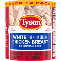 Tyson® Premium Chunk White Chicken Twin Pack