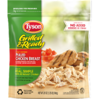 Tyson Frozen Pulled Chicken Breast Perspective: Main