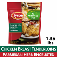 Tyson® Fully Cooked Parmesan Herb Crispy Frozen Chicken Strips Perspective: Main