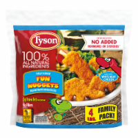 Tyson® Fully Cooked Fun Dinosaur Shaped Chicken Patties