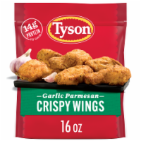 Tyson Restaurant Style Garlic Parmesan Crispy Wings Perspective: Main