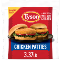 Tyson Frozen Breaded Chicken Patties Perspective: Main