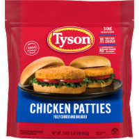Tyson Frozen Chicken Patties Perspective: Main