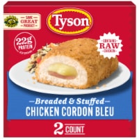 Tyson Frozen Stuffed Chicken Breasts Cordon Bleu Perspective: Main