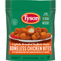 Tyson® Lightly Breaded Buffalo Style Frozen Boneless Chicken Bites