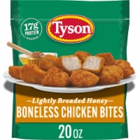 Tyson Frozen Lightly Breaded Honey Boneless Chicken Bites Perspective: Main