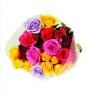 Rainbow Roses Bouquet