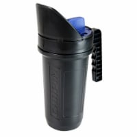 Black Poly Hand Shaker Spreader for Turf and Salt Perspective: Main