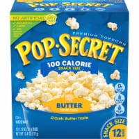 Pop Secret Microwave Popcorn 100 Calorie Butter Flavor Snack Bags Perspective: Main