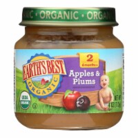 Earth's Best Organic Apples & Plums Stage 2 Baby Food