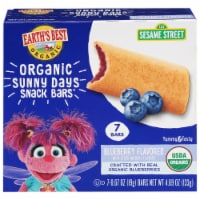 Earth's Best® Sesame Street® Sunny Days Blueberry Organic Baby Food Cereal Bars Perspective: Main