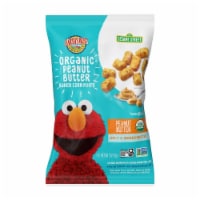 Earth's Best Organic Corn Puffs for Toddlers 2 Years Old and Up, Peanut Butter Flavor Perspective: Main