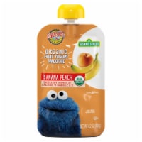 Earth's Best Organic Sesame Street Toddler Organic Fruit Yogurt Smoothie Peach Banana Perspective: Main