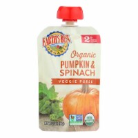 Earth's Best® Organic Pumpkin & Spinach Veggie Puree Stage 2 Baby Food Perspective: Main