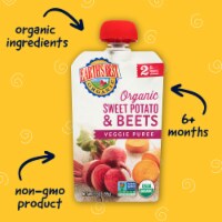 Earth's Best Organic Sweet Potato & Beets Veggie Puree Stage 2 Baby Food