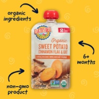 Earth's Best Organic Sweet Potato Cinnamon Flax & Oat Stage 2 Breakfast Puree