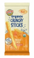 Earth's Best Ages 6M+ Organic Cheddar Cheese Crunchy Sticks Baby Food Snacks Perspective: Main