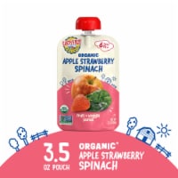 Earth's Best Organic Baby Food Pouches, 6+ Months, Fruit & Veggie Puree, Strawberry Apple Spinach Perspective: Main