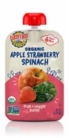 Earth's Best Organic Baby Food Pouches, 6+ Months, Fruit & Veggie Puree, Strawberry Apple Spinach Perspective: Main