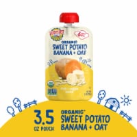 Earth's Best Organic Baby Food Pouches, 6+ Months, Fruit & Grain Puree, Sweet Potato Banana Oat Perspective: Main