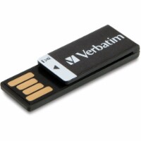 Verbatim Clip-it 16 GB USB Flash Drive - Black Perspective: Main