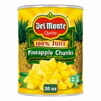 Del Monte® Pineapple Chunks in 100% Juice