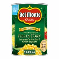 Del Monte Fiesta Corn Whole Kernel Corn with Red and Green Peppers Perspective: Main