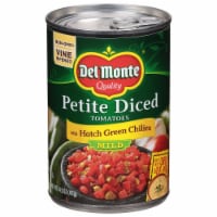 Del Monte Petite Diced Tomatoes with Hatch Green Chilies Perspective: Main