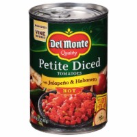 Del Monte® Petite Cut Diced Tomatoes with Zesty Jalapenos Perspective: Main