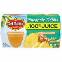 Del Monte® Pineapple Tidbits in 100% Juice Cups