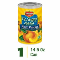 Del Monte® No Sugar Added Yellow Cling Sliced Peaches Canned Fruit