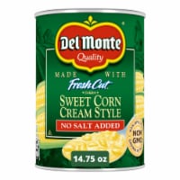Del Monte® Cream Style No Salt Added Sweet Corn
