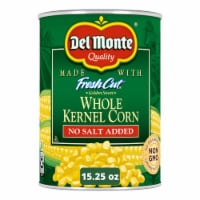 Del Monte® Fresh Cut Golden Sweet Whole Kernel No Salt Added Canned Corn