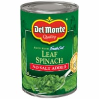 Del Monte® No Salt Added Fresh Cut® Leaf Spinach