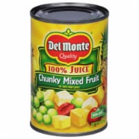 Del Monte 100% Juice Chunky Mixed Fruit Perspective: Main