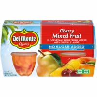 Del Monte® Cherry Flavored Mixed Fruit Cup No Sugar Added 4 Pack