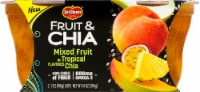 Del Monte Fruit & Chia Mixed Fruit In Tropcal Chia Fruit Cups Perspective: Main