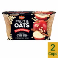 DEL MONTE FRUIT & OATS Apple Cinnamon FRUIT CUP Snacks Perspective: Main