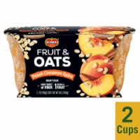 Del Monte® Fruit & Oats Peach Cinnamon Spice Fruit Cup Perspective: Main
