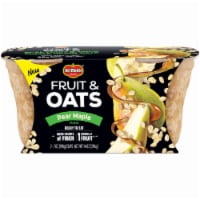Del Monte Fruit & Oats Pear Maple Cups 2 Count Perspective: Main