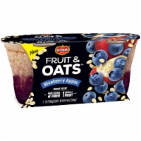 Del Monte Fruit and Oats Blueberry Apple Fruit Cups Perspective: Main