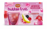 Del Monte Bubble Fruit Pear Berry Pomegrantae Pears & Popping Boba in Sweetened Juice Cups 4 Count Perspective: Main