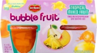 Del Monte Bubble Fruit Tropical Mixed Fruit Cups Perspective: Main