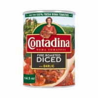 Contadina® Fire Roasted Diced Tomatoes with Garlic Tomatoes