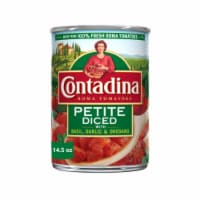 CONTADINA Petite Diced Tomatoes with Garlic Basil & Oregano Tomatoes