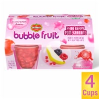 Del Monte® Bubble Fruit Pear Berry Pomegranate-Flavored Fruit Cup Snacks 4 Pack